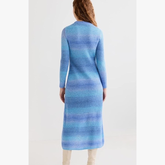 Vince blue sweater dress with lining - Picture 2 of 3